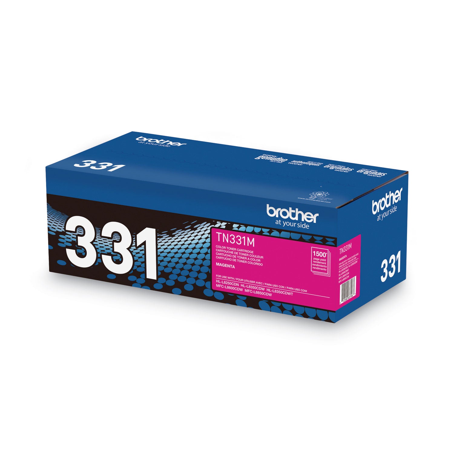 Brother TN331M Original Laser Toner Cartridge - Magenta - 1 Each