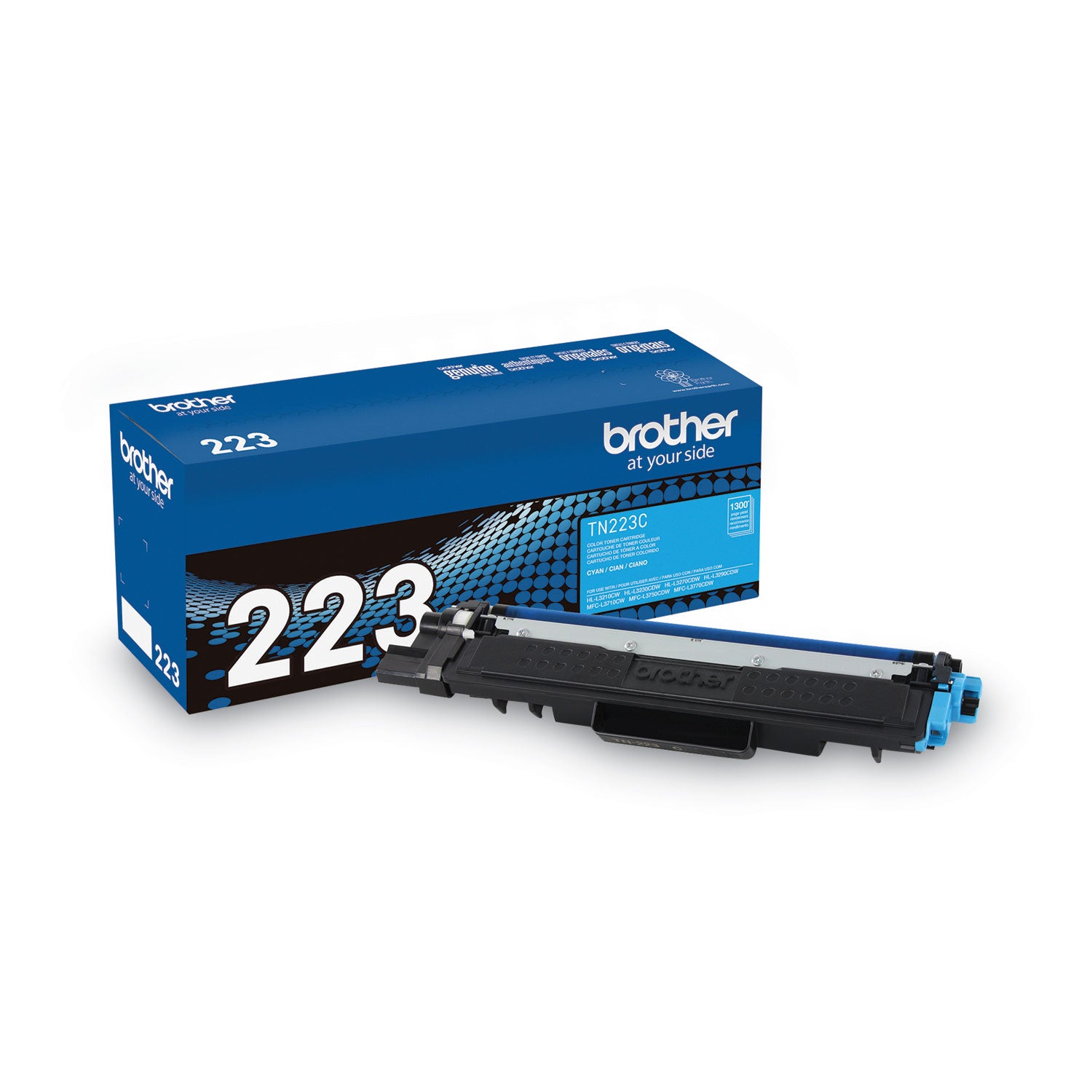 Brother TN-223C Original Standard Yield Laser Toner Cartridge - Cyan - 1 Each