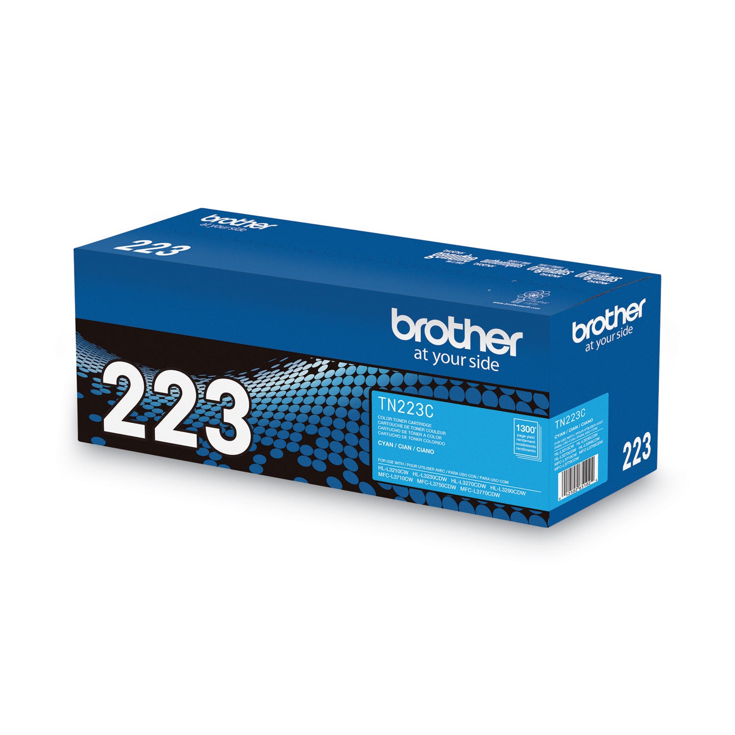 Brother TN-223C Original Standard Yield Laser Toner Cartridge - Cyan - 1 Each