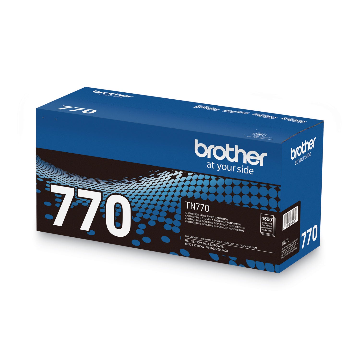 Brother TN-770 Original Laser Toner Cartridge - Black - 1 Each