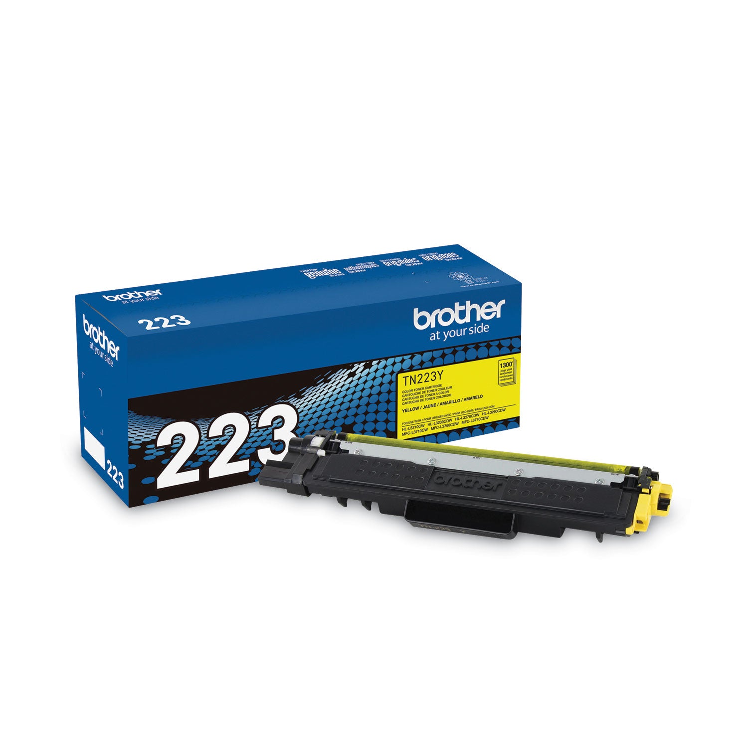 Brother TN-223Y Original Standard Yield Laser Toner Cartridge - Yellow - 1 Each