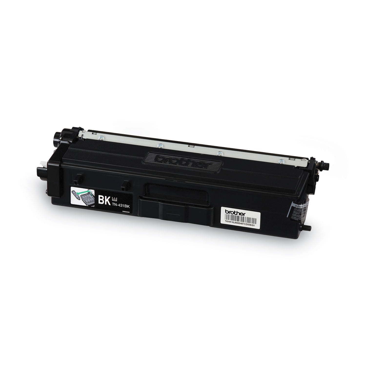Brother TN431BK Original Standard Yield Laser Toner Cartridge - Black - 1 Each
