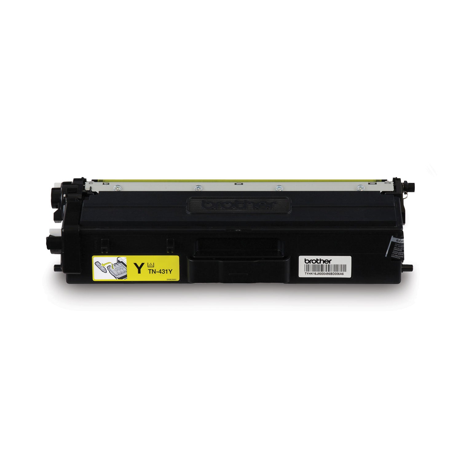 Brother TN431Y Original Standard Yield Laser Toner Cartridge - Yellow - 1 Each