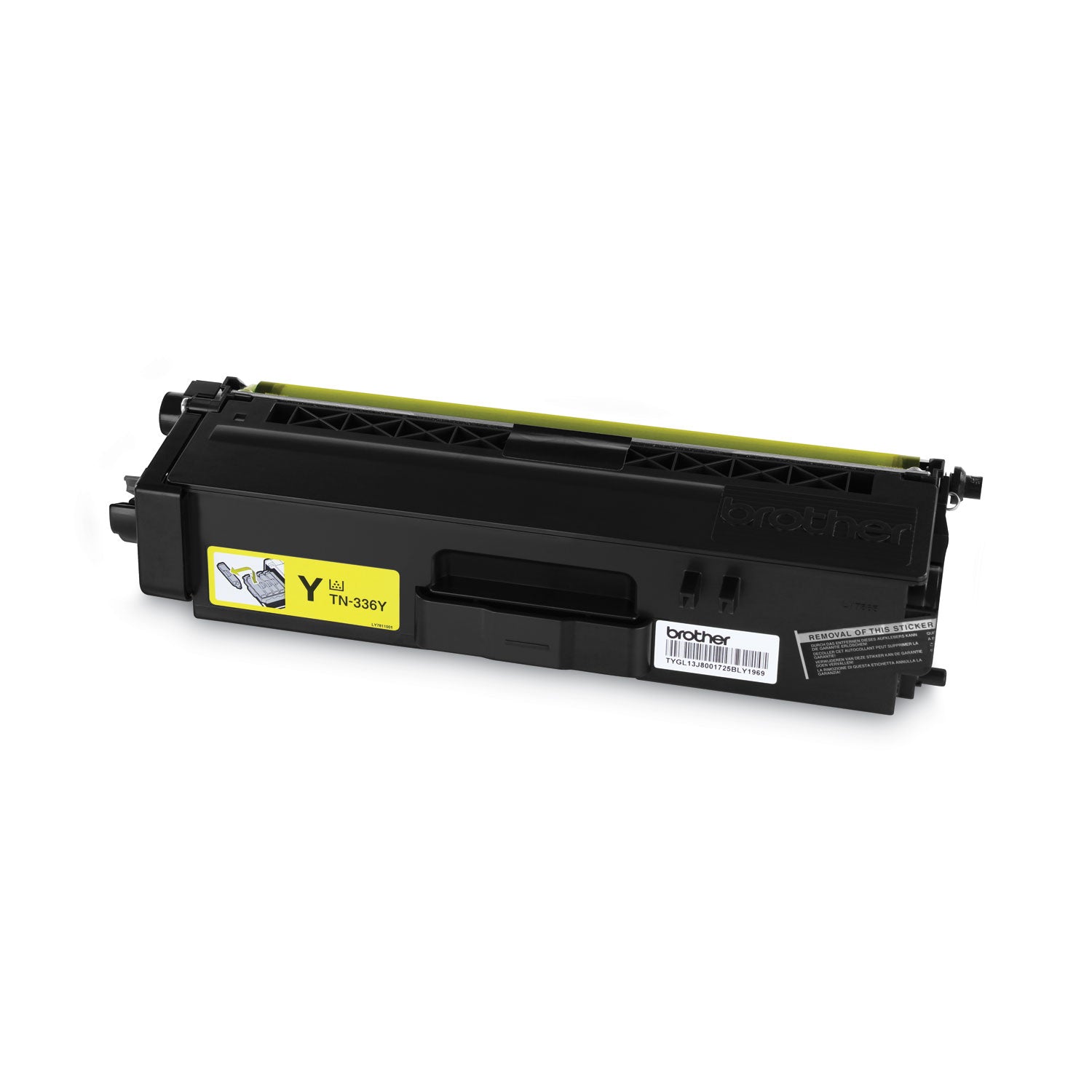 Brother TN336Y Original High Yield Laser Toner Cartridge - Yellow - 1 Each