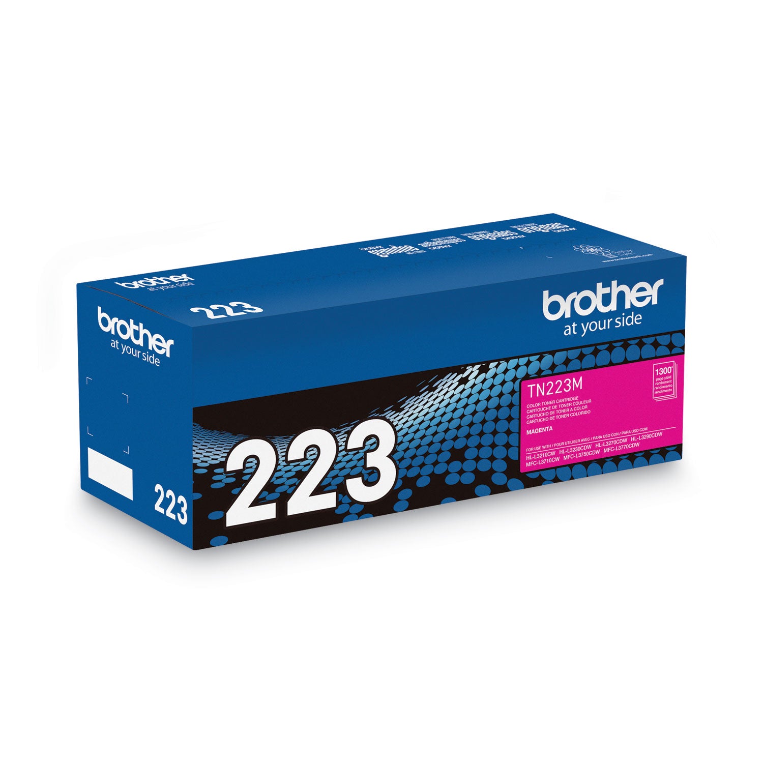 Brother TN-223M Original Standard Yield Laser Toner Cartridge - Magenta - 1 Each