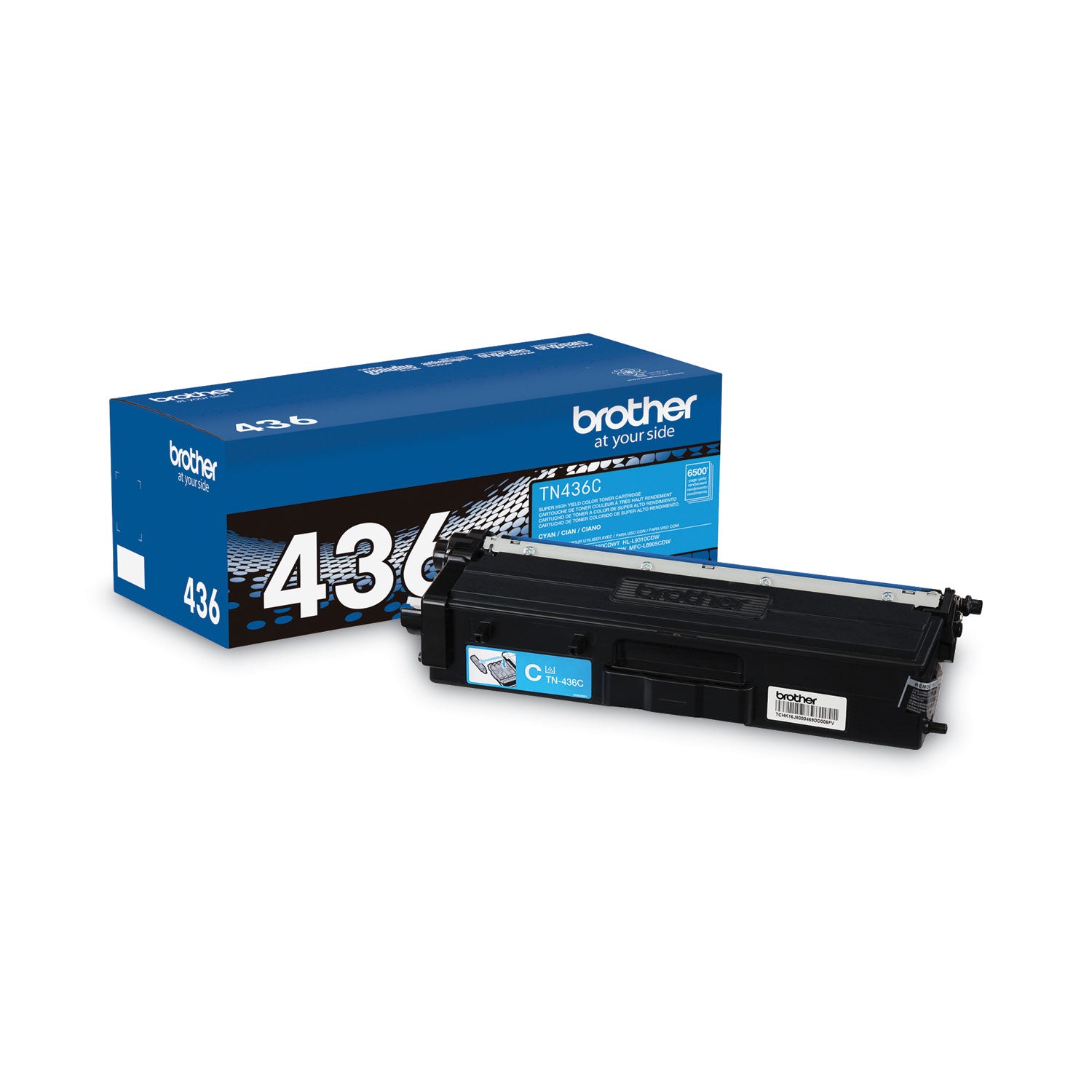 Brother TN436C Original Laser Toner Cartridge - Cyan - 1 Each