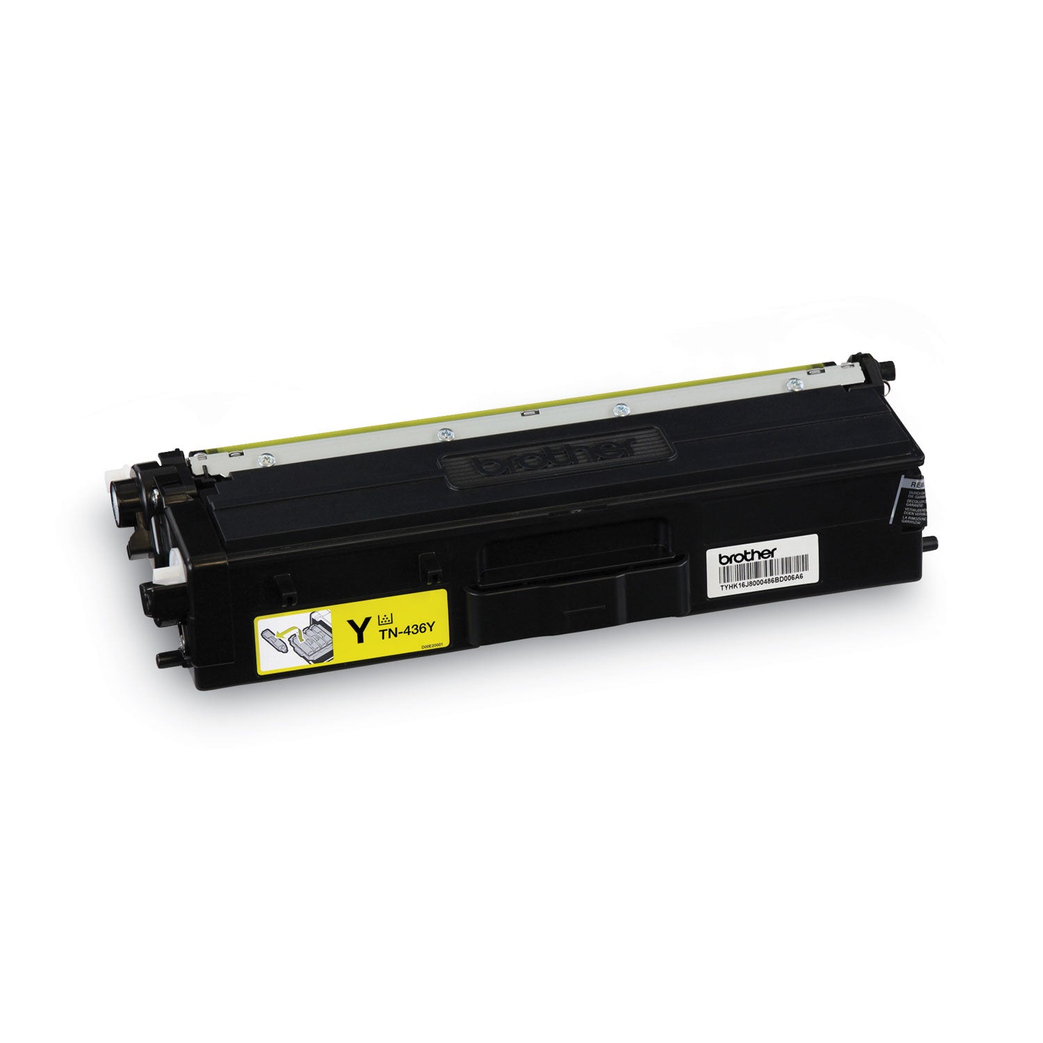 Brother TN436Y Original Laser Toner Cartridge - Yellow - 1 Each