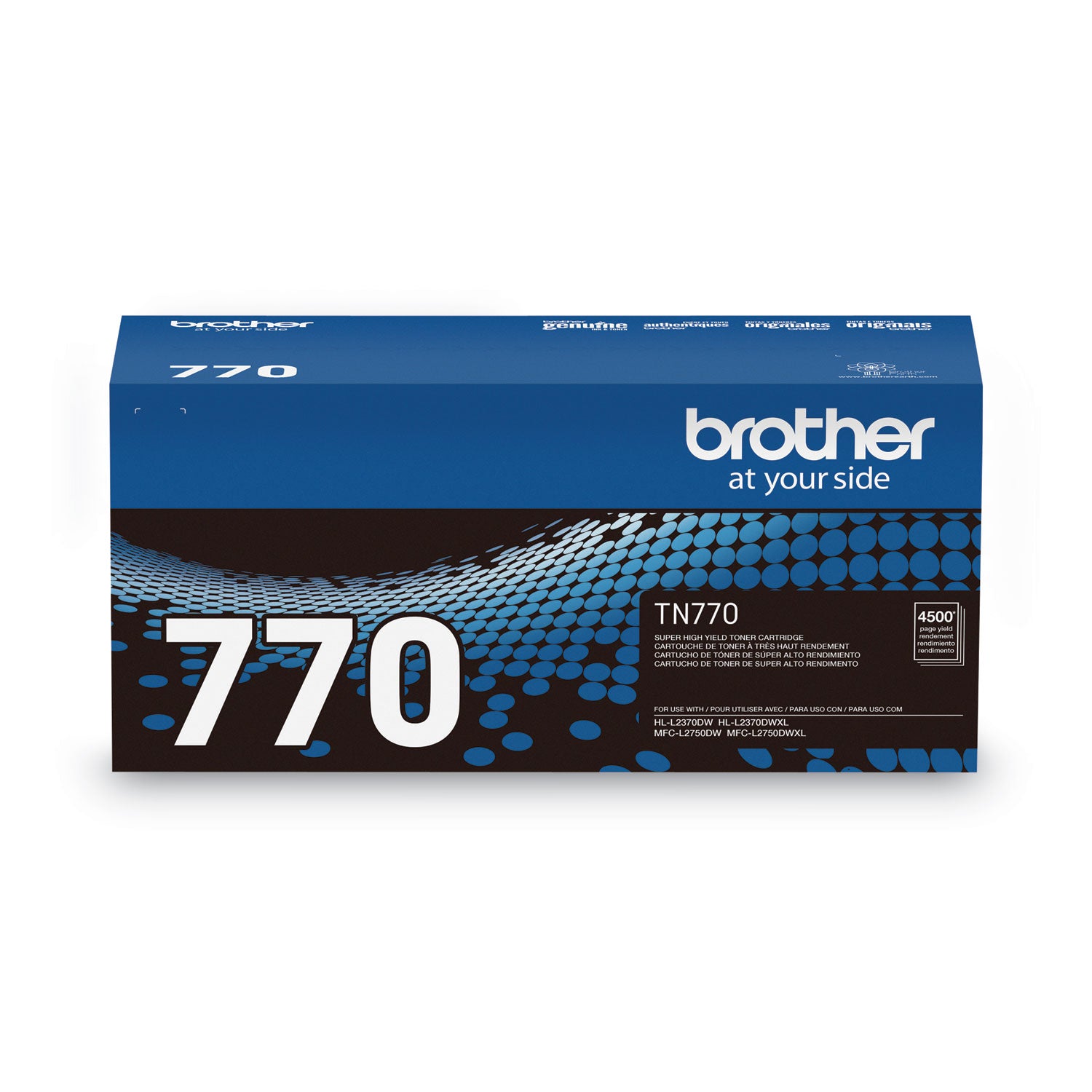 Brother TN-770 Original Laser Toner Cartridge - Black - 1 Each