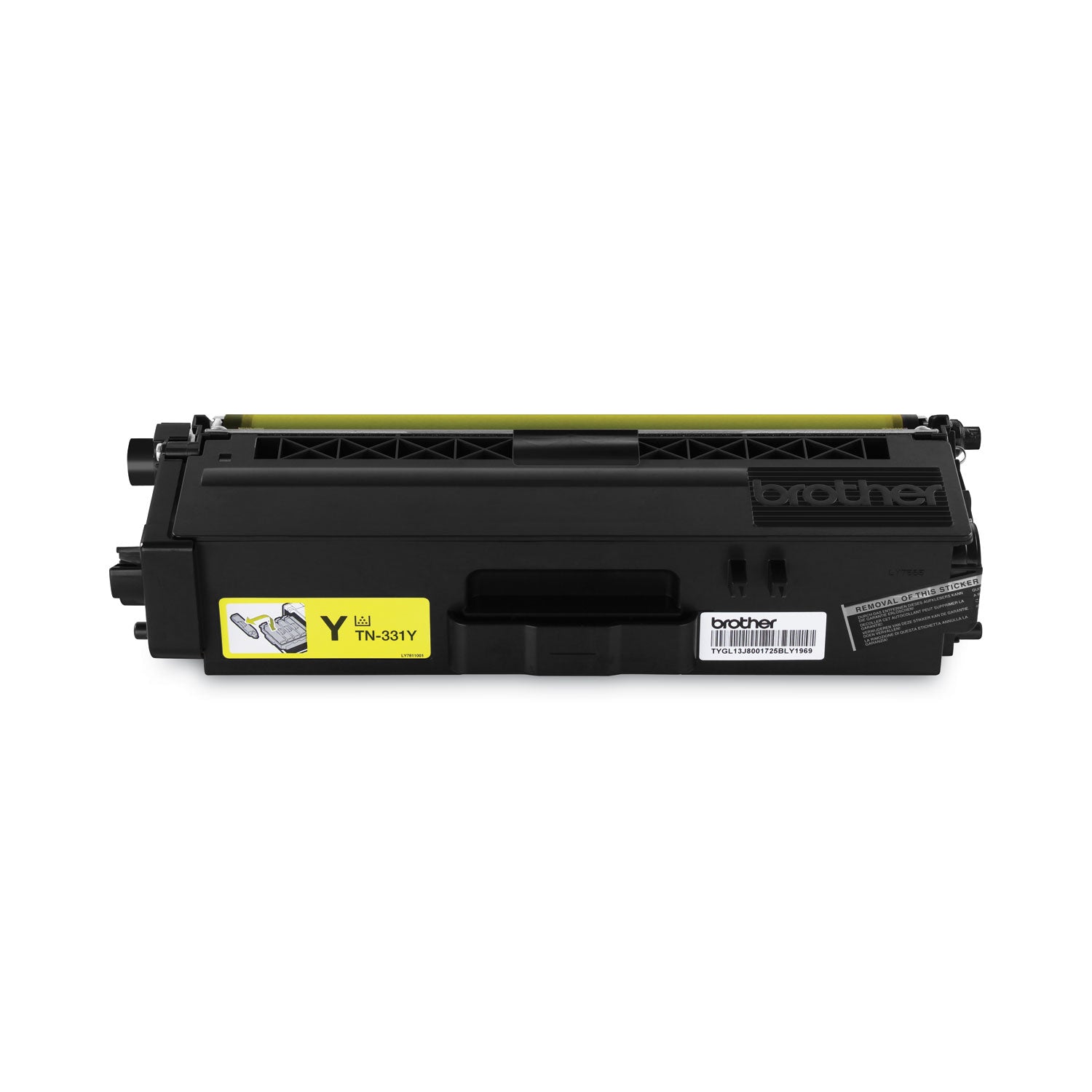 Brother TN331Y Original Laser Toner Cartridge - Yellow - 1 Each