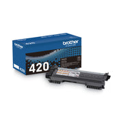 Brother TN420 Original Laser Toner Cartridge - Black - 1 Each