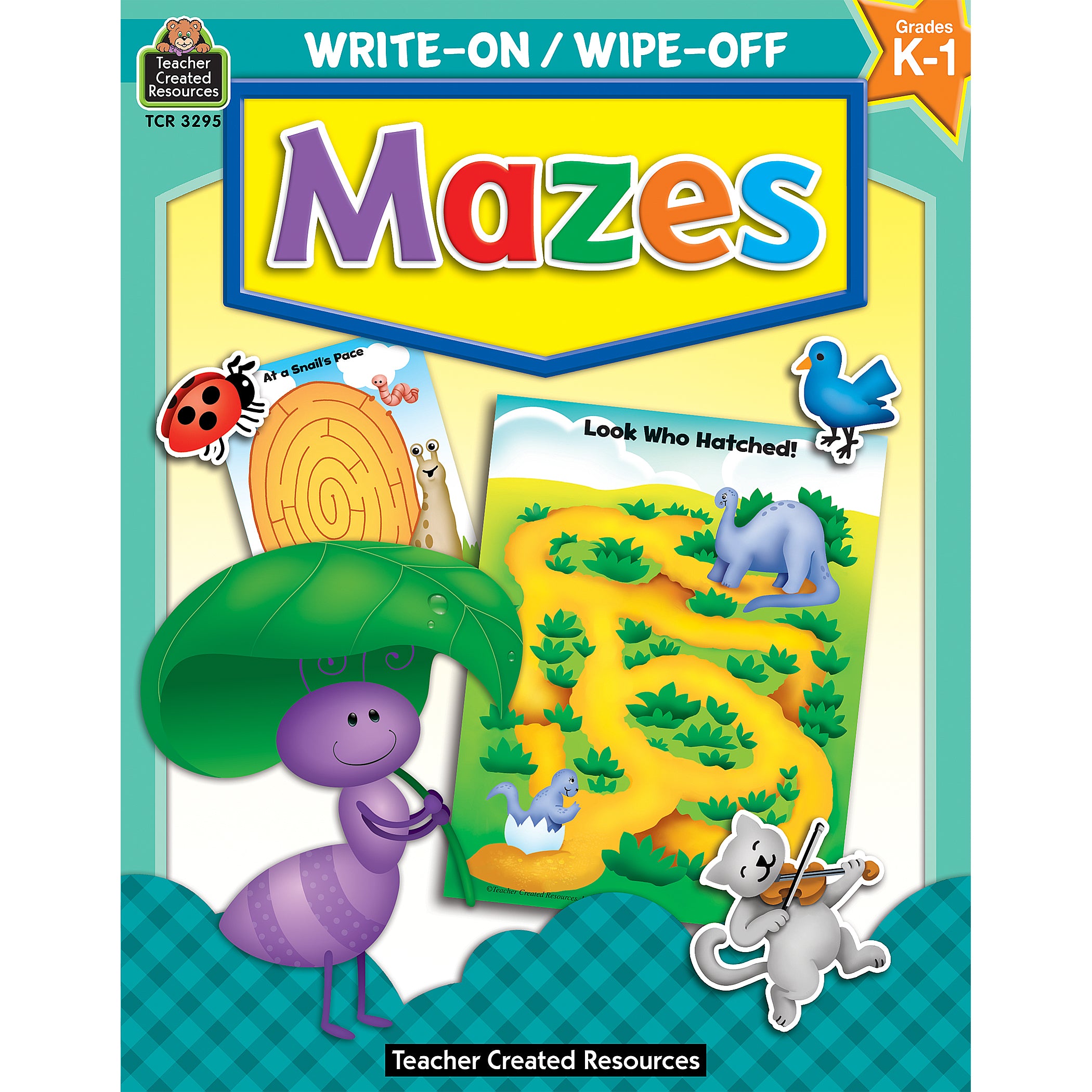 Fine Motor Fun Write & Wipe Activity Book Kit – Mazes, Tracing, and Hidden Pictures