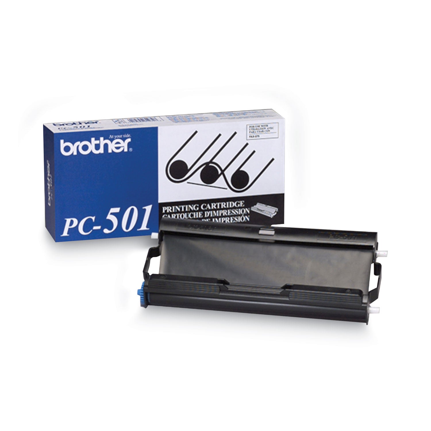 Brother Thermal Transfer Ribbon Cartridge - Black - 1 Each