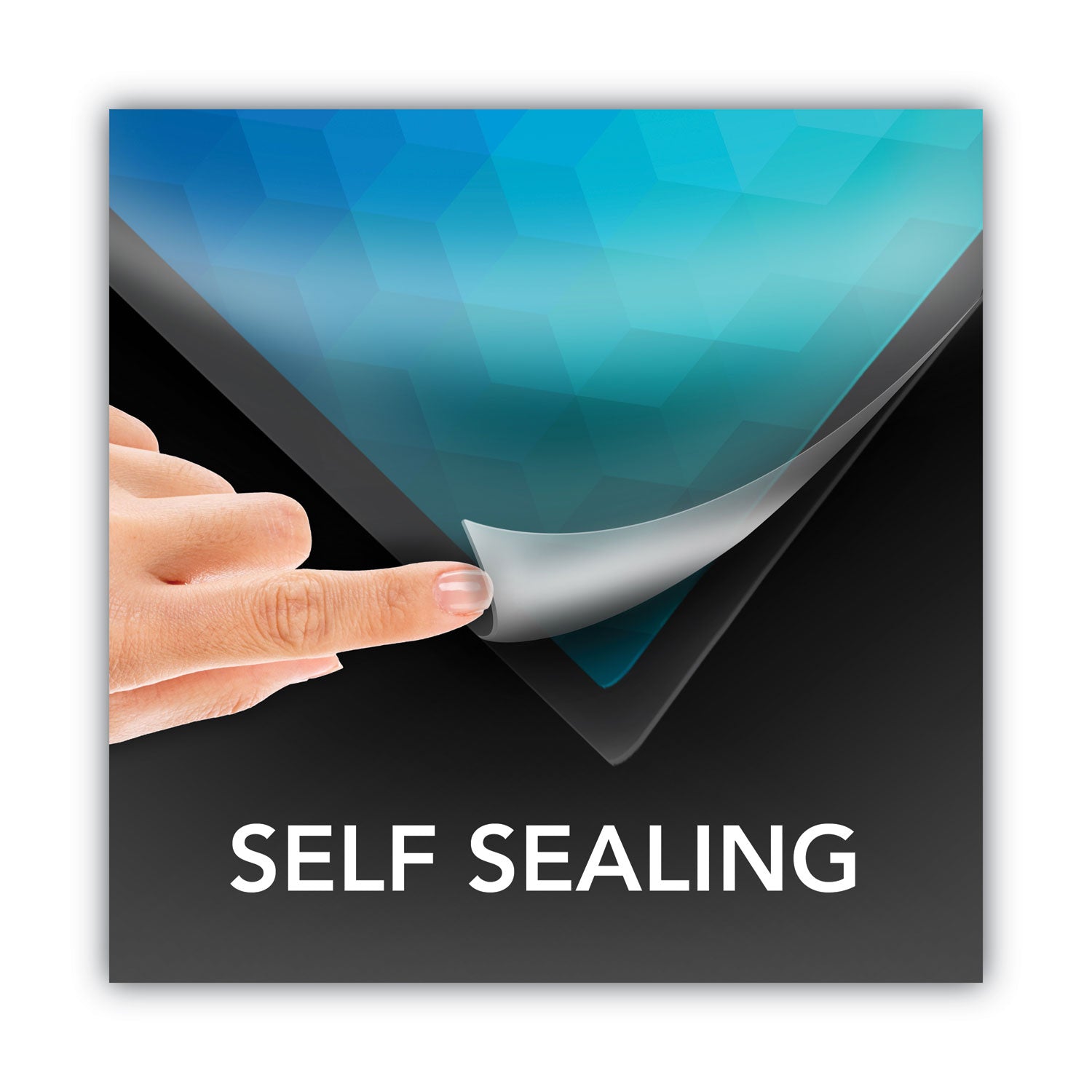 Sheet Size Supported: Letter 8.50" Width x 11" Length - Laminating Pouch/Sheet Size: 9" Width x 12" Length x 3 mil Thickness - Glossy - for Document, Photo - Self-adhesive, Easy Peel, Flexible, Wear Resistant, Tear Resistant - Clear - 1 Pack