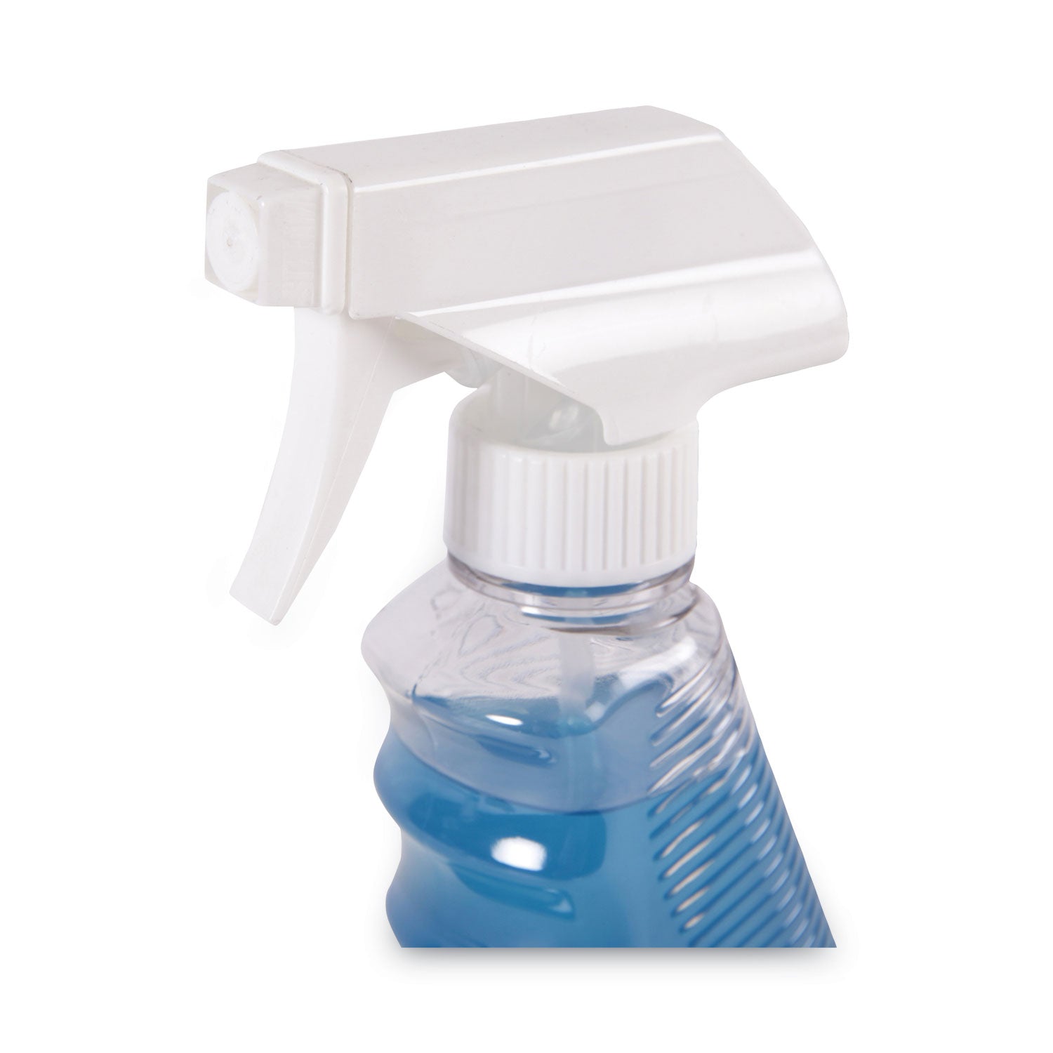 Industrial Strength Glass Cleaner with Ammonia, Unscented, 32 oz Trigger Spray Bottle, 12/Carton