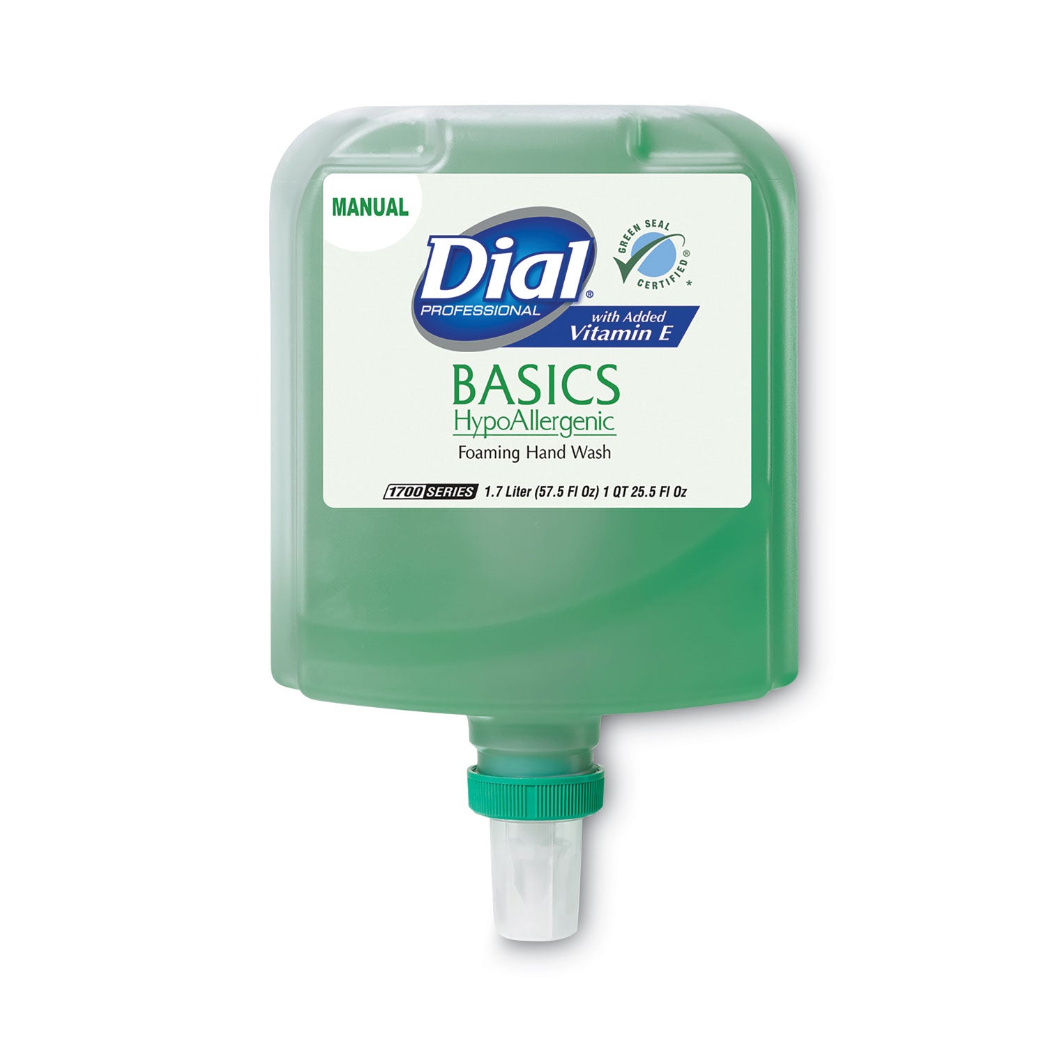 Fragrance-free Scent - Hand - Antibacterial - Green - 1 Each