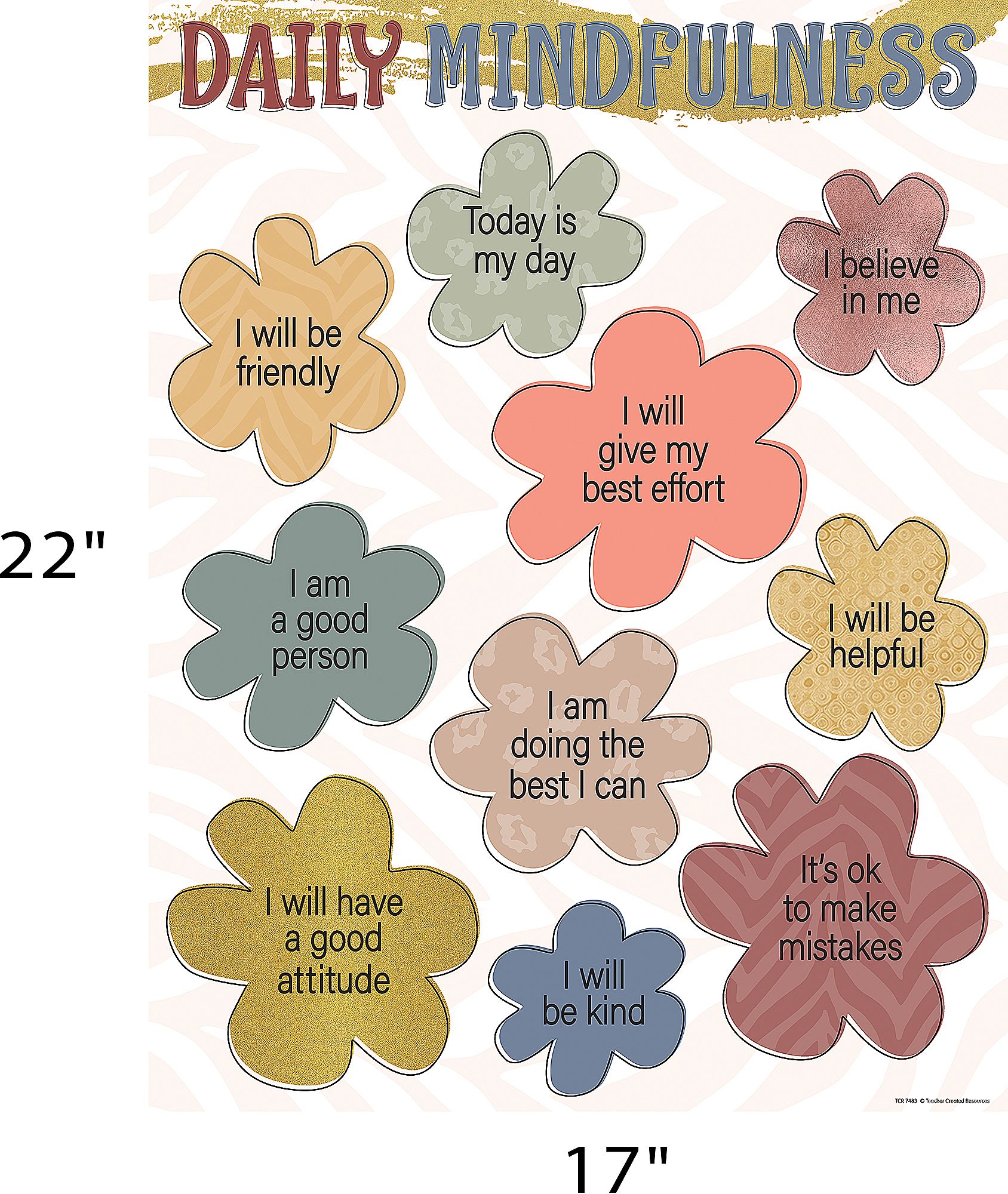 Wonderfully Wild Daily Mindfulness Chart