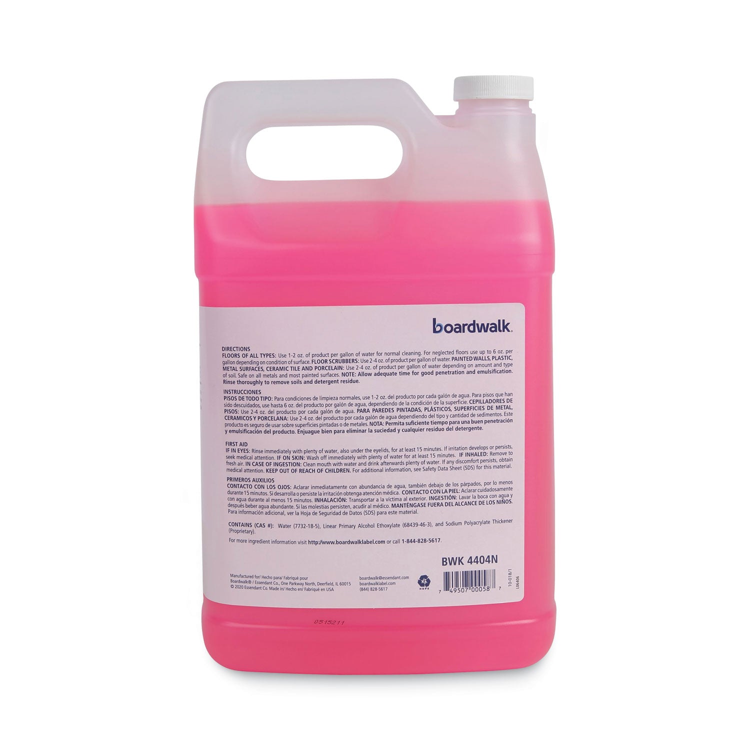 Neutral Floor Cleaner Concentrate, Lemon Scent, 1 Gal Bottle, 4/carton