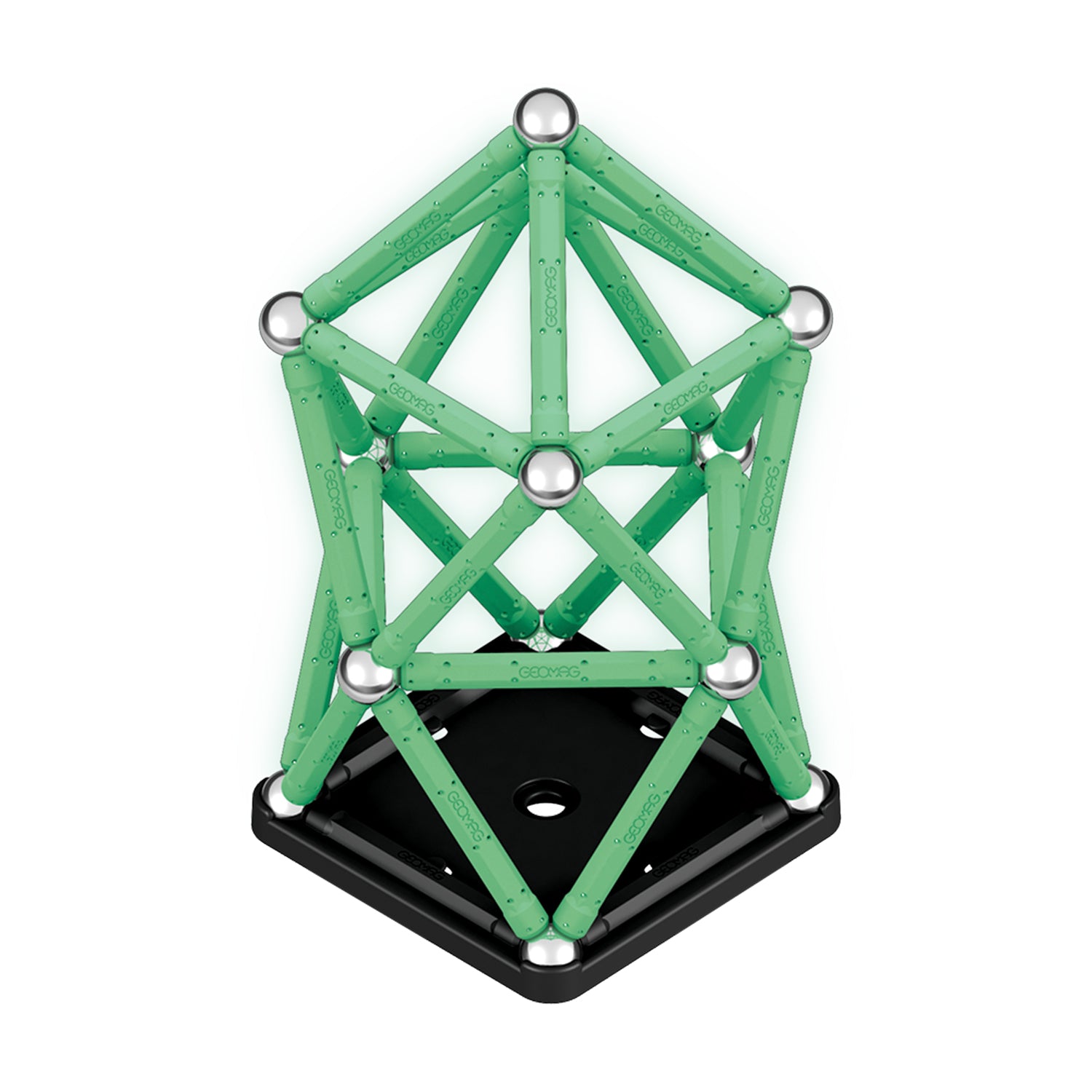 Geomag™ Glow in the Dark Magnetic Building Blocks Set, 60 Pieces
