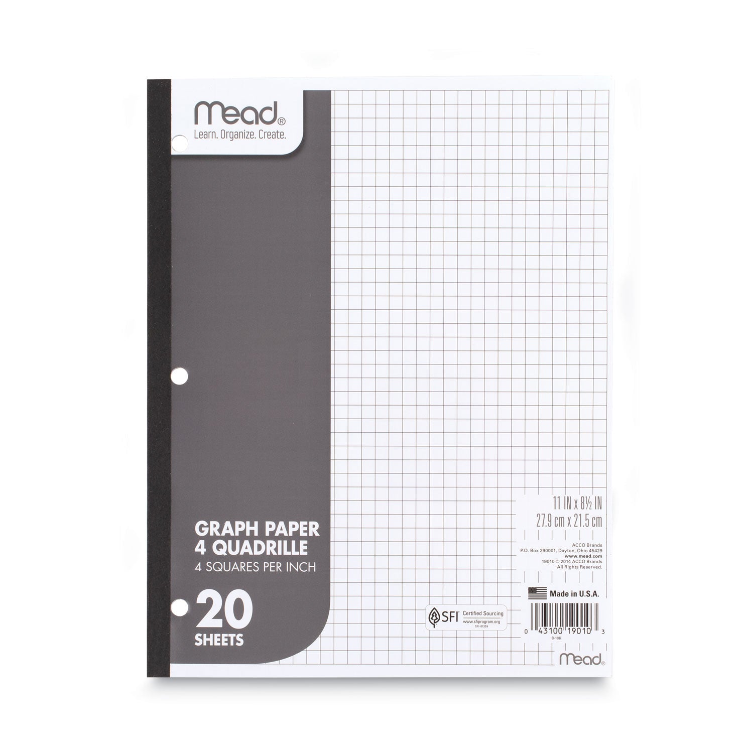 Letter - 8 1/2" x 11" Sheet Size - 12 / Box