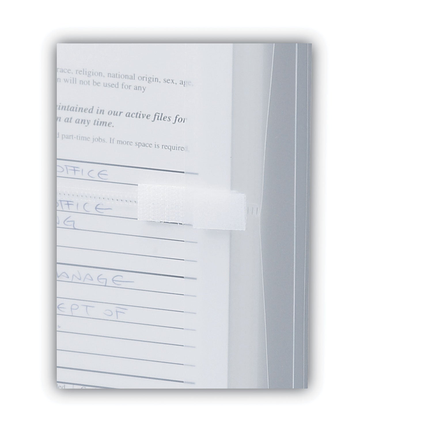 Smead Side-Load Poly Envelope, Letter Size, 8.5" x 11", 1.25" Expansion, Clear Polypropylene, 5 Pack