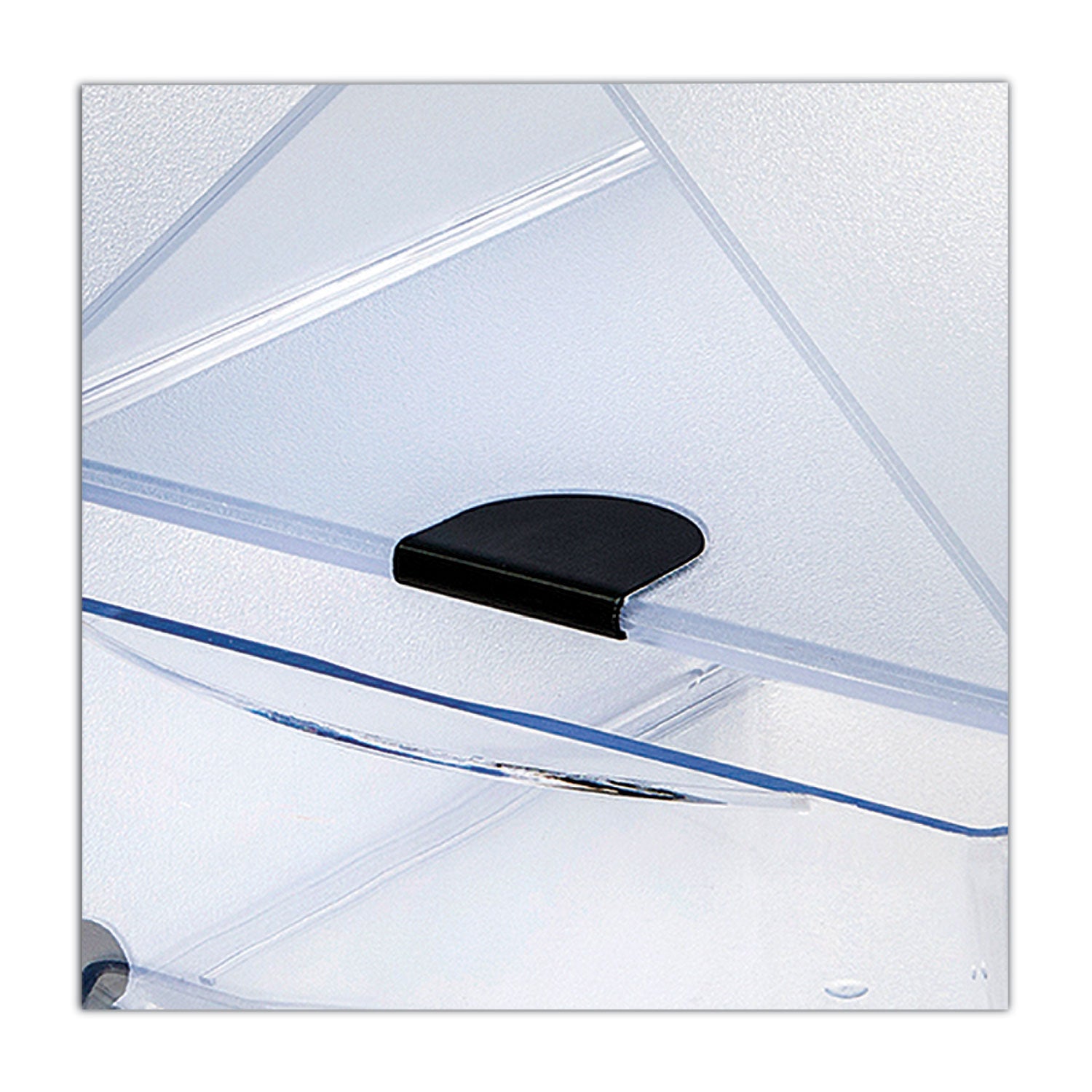 Deflecto Stackable Cube Organizer - 2 Compartment(s) - 6" Height x 6" Width x 6" Depth - Desktop - Stackable - Clear - Plastic - 1 Each