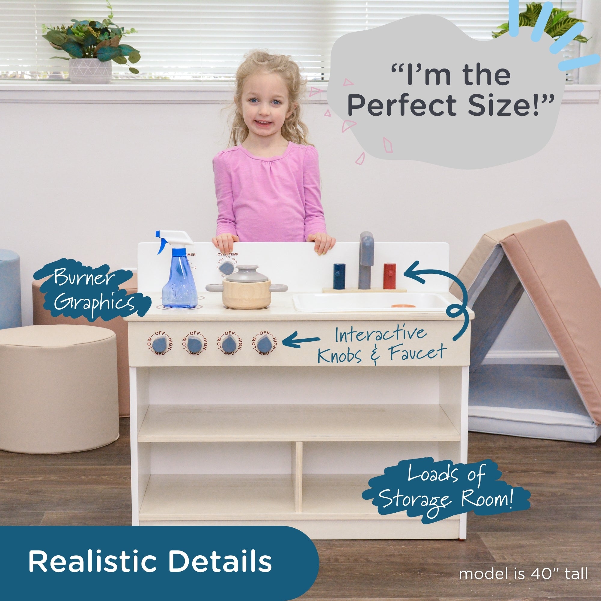 Toddler Combination Kitchen - Assembled