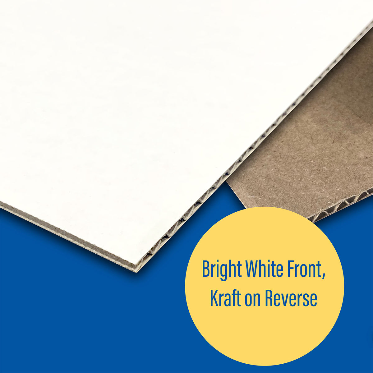 20X30 ONE-SIDED SHEET WHITE