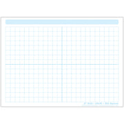 Smart Poly® Single Sided PosterMat Pals® Space Savers, 1/2" Grid Blocks, 468 Blocks, 13" x 9.5"