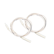 THERADOT Accessory, Pin Lead Wire for Electrode Connection, White, Pack of 2