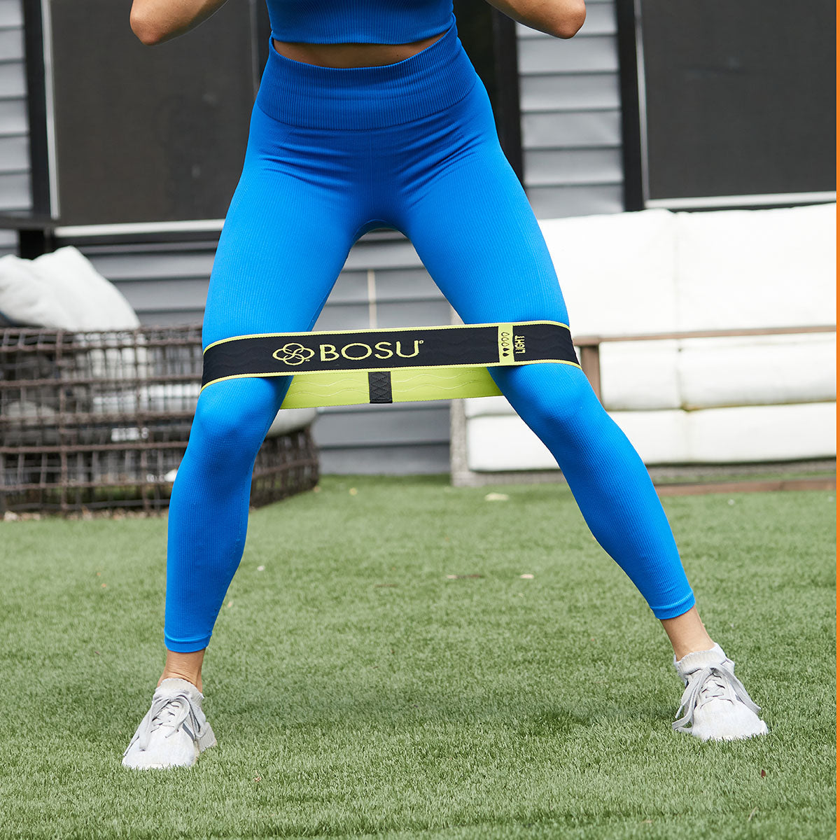 BOSU Fabric Resistance Band, Light (Lime Green)