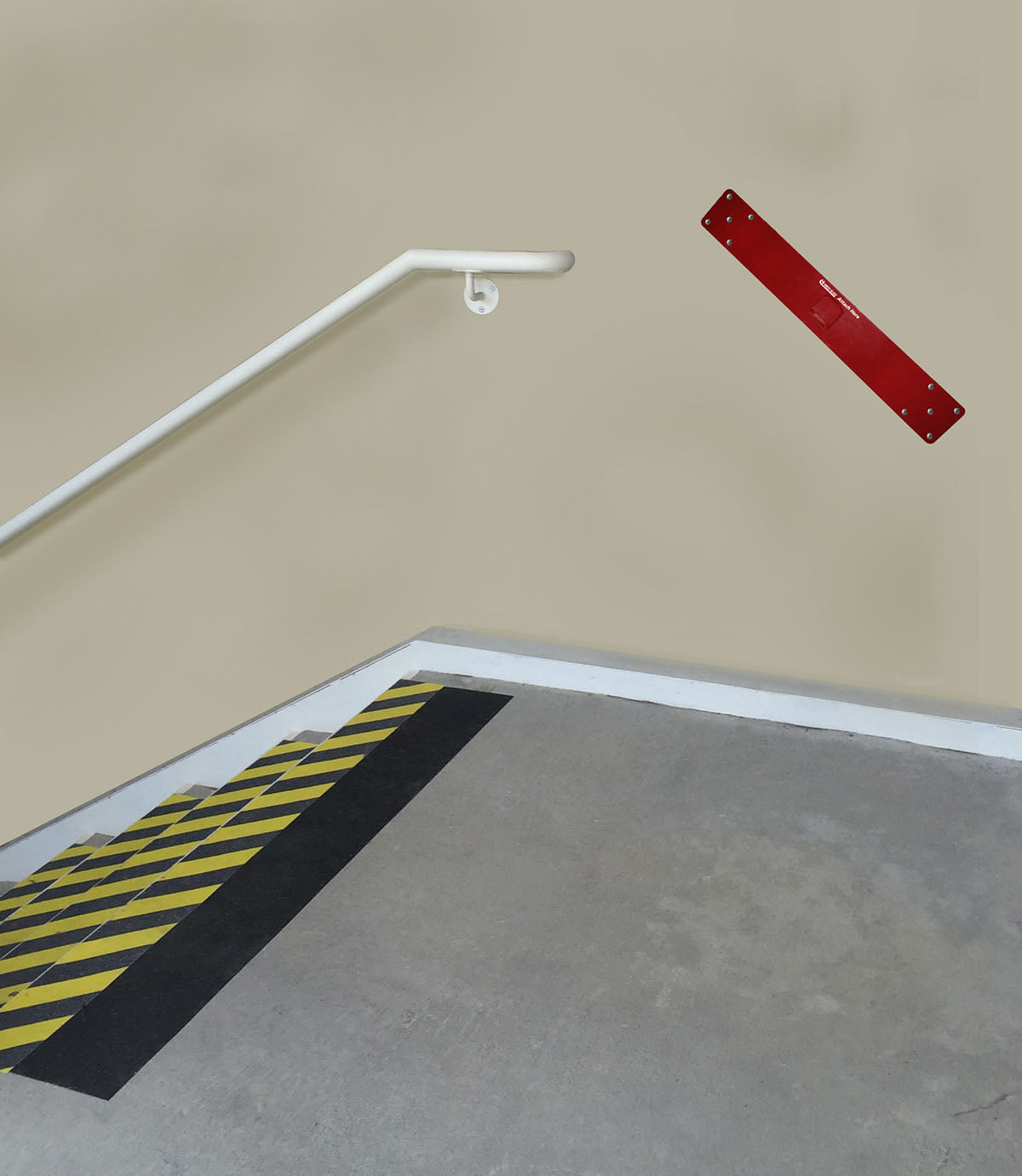 Med Sled wall bracket-metal 1 stud, for metal stud, wood stud, and plaster installation