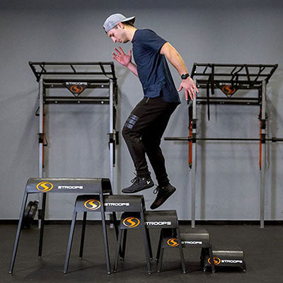 Stroops Ergo Plyo Box, Set of 5 (1 each: 6", 12", 18", 25", 30")