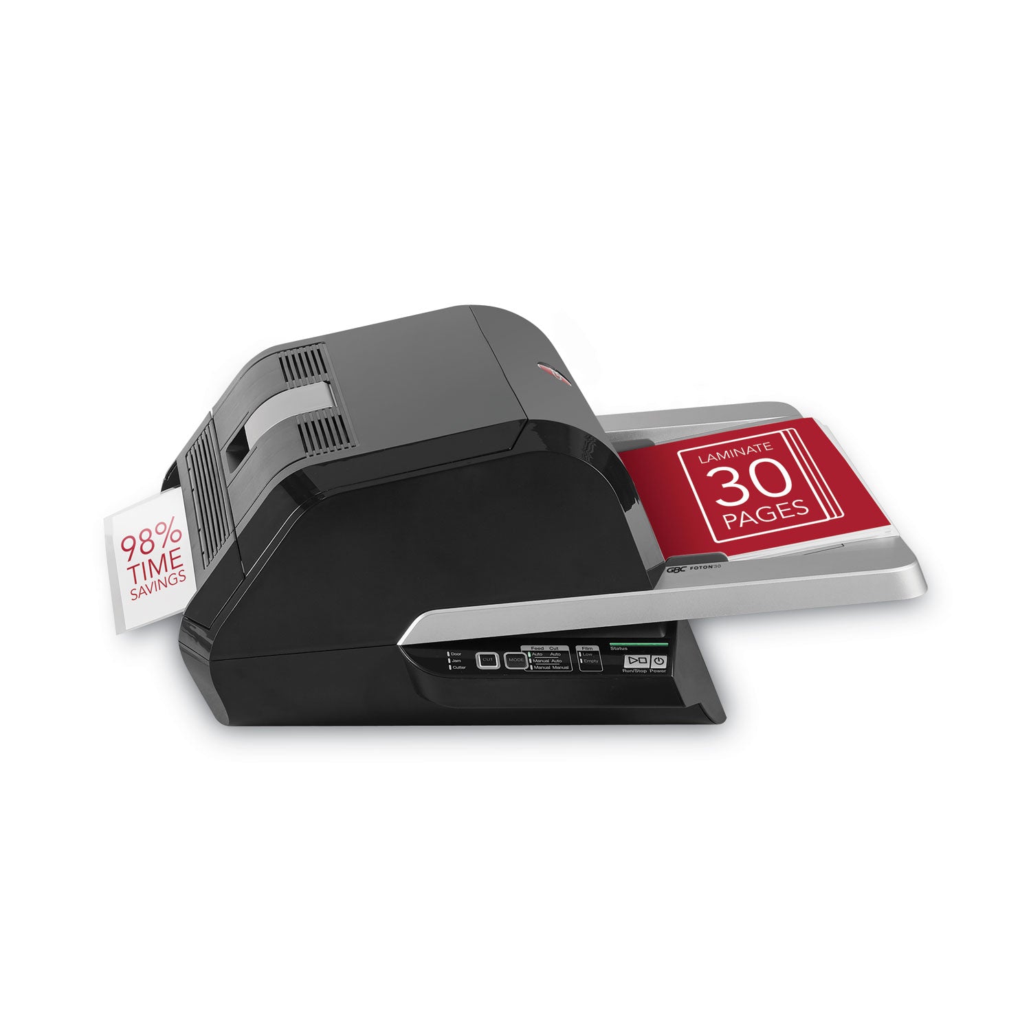 8.50" Lamination Width - 5 mil Lamination Thickness - 9.6" Height x 22.7" Width x 18.8" Depth