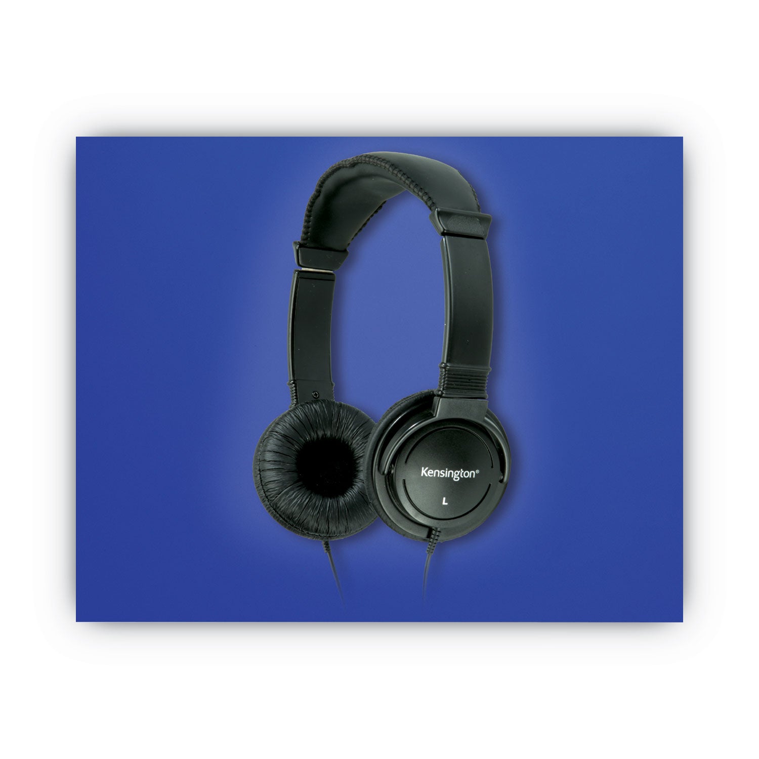 Kensington Hi-Fi Headphones - Stereo - Mini-phone (3.5mm) - Wired - 32 Ohm - 20 Hz to 20 Hz - Gold Plated Connector - Over-the-head - Binaural - Circumaural - 9 ft Cable - Black - 1