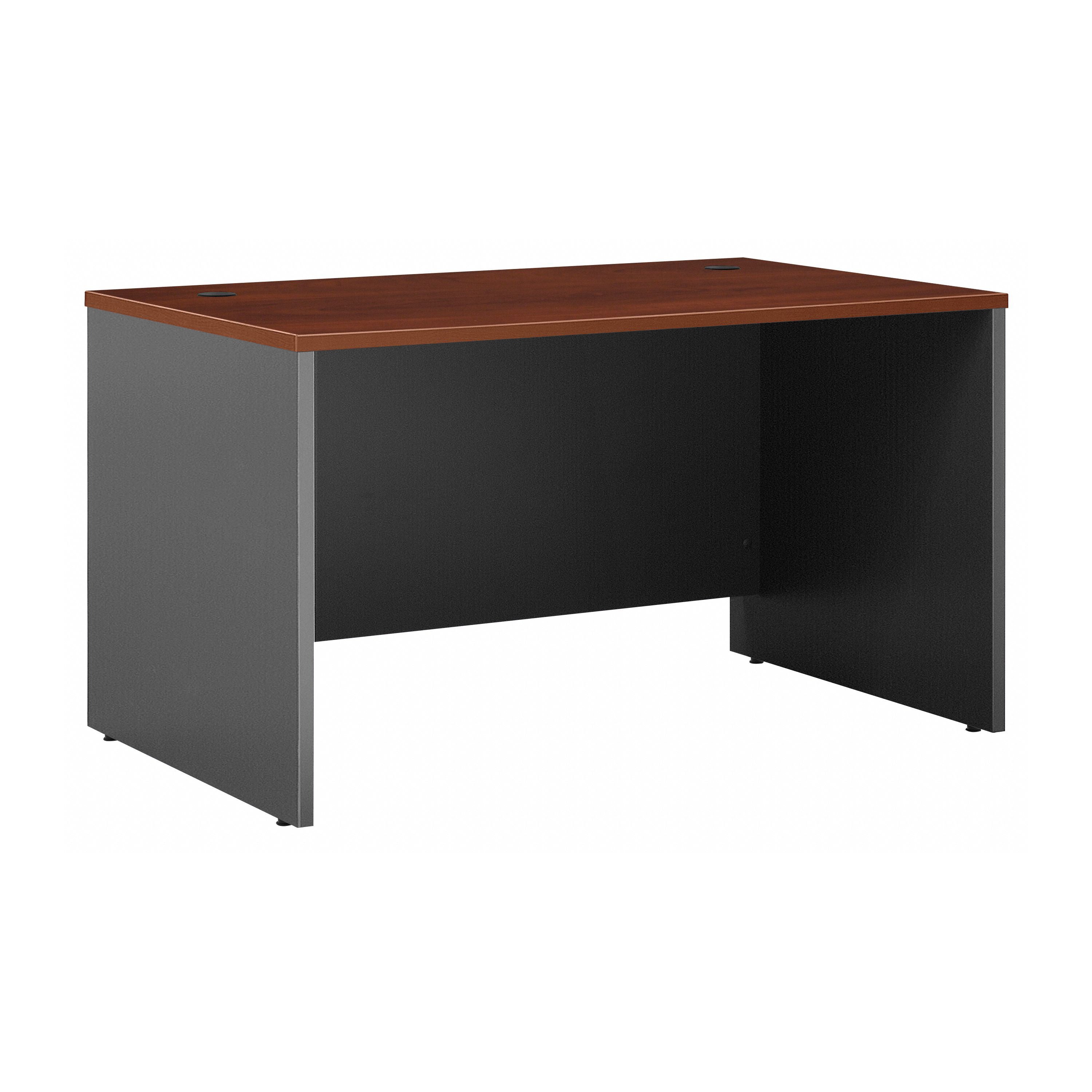 Bush Business Furniture Series C Collection 48W x 30D Shell Desk in Hansen Cherry - 47.68" Width x 29.37" Depth x 29.88" Height