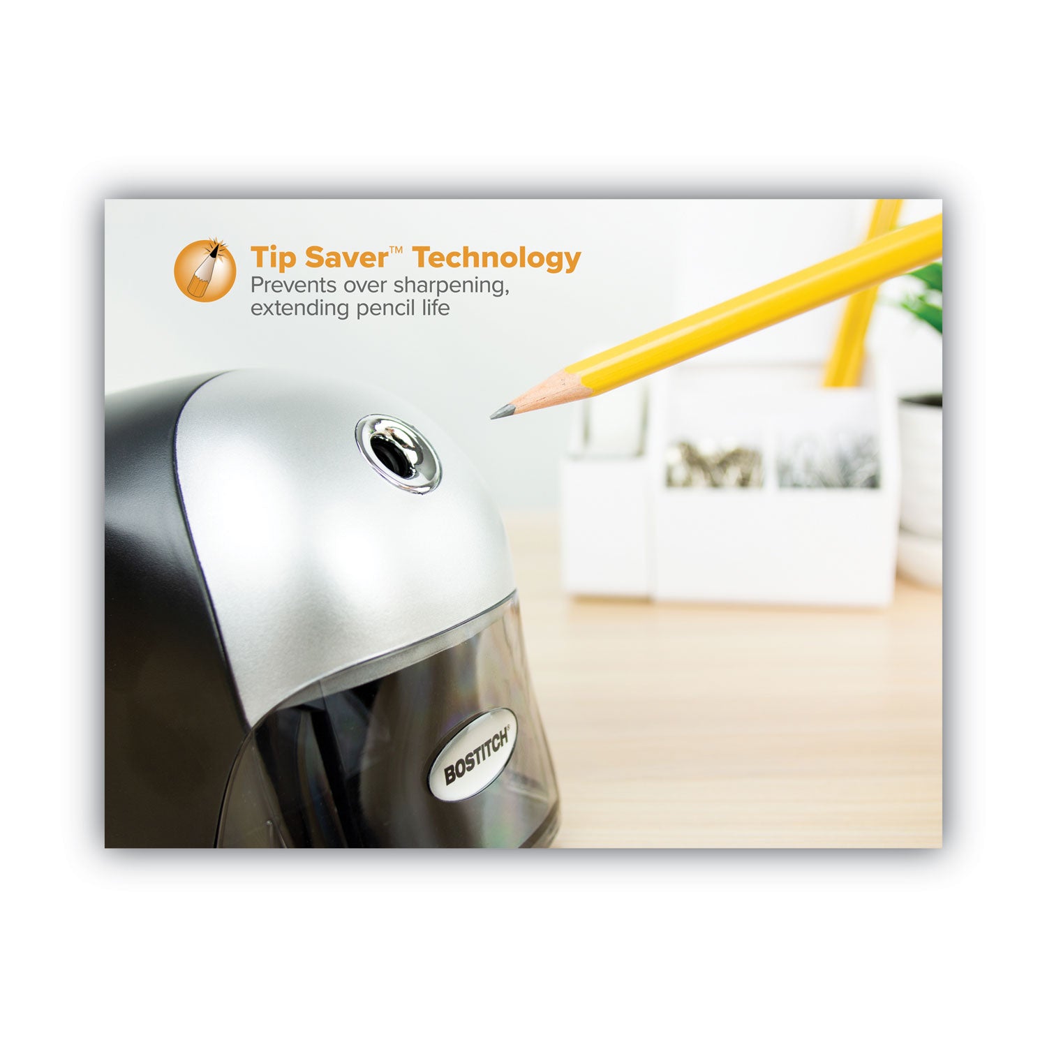 Bostitch QuietSharp Executive Heavy Duty Electric Pencil Sharpener