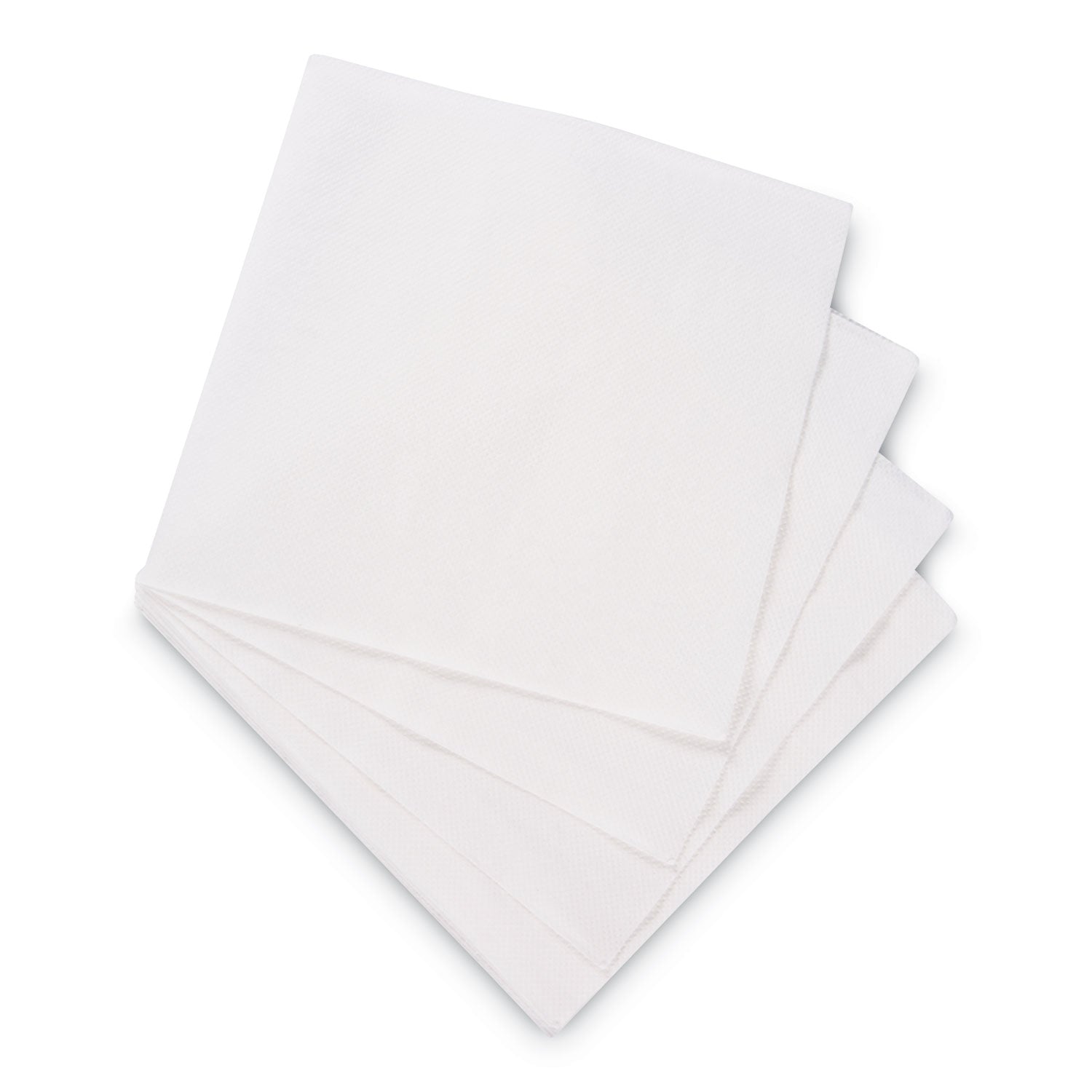 1/4-Fold Lunch Napkins, 1-Ply, 11.8" x 11.2", White, 6,000/Carton