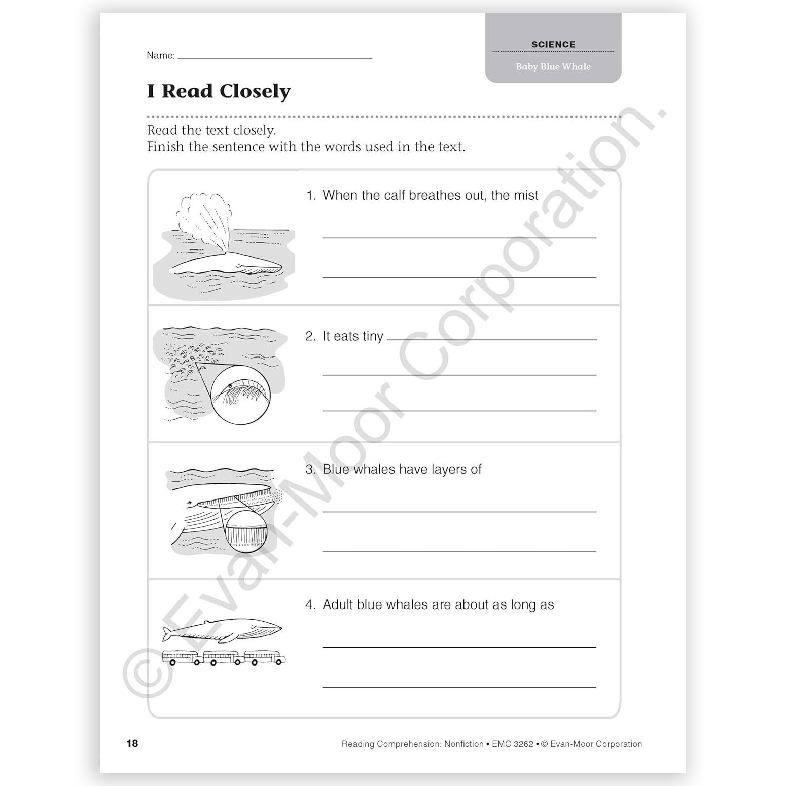 Reading Comprehension: Nonfiction, Grade 2