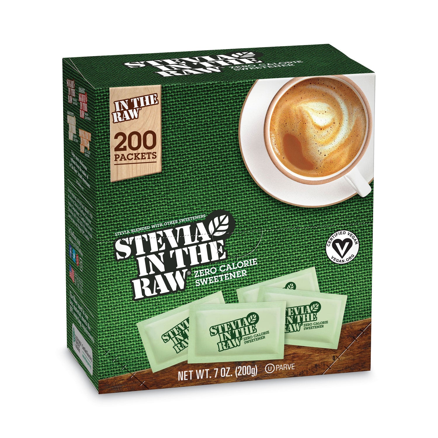 Stevia In The Raw Zero-Calorie Sweetener, Stevia Flavor, 0.035 oz (1 g), 1 Box