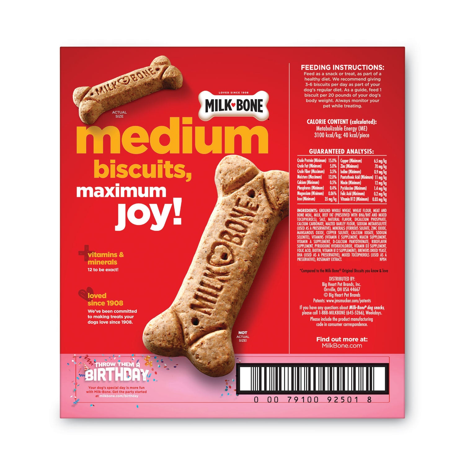 Original Medium Sized Dog Biscuits, 10 Lbs