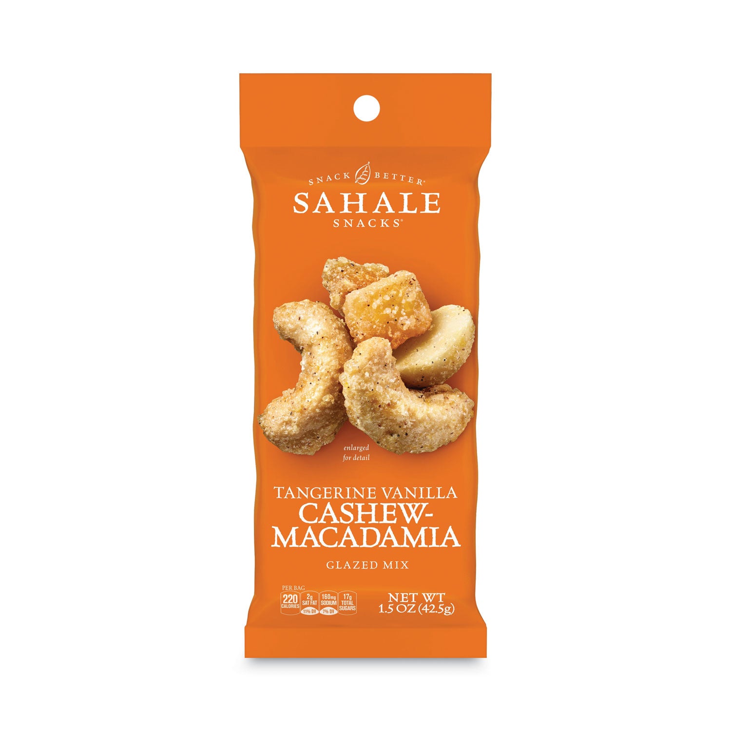 Glazed Mixes, Tangerine Vanilla, 1.5 Oz Pouch, 18/carton