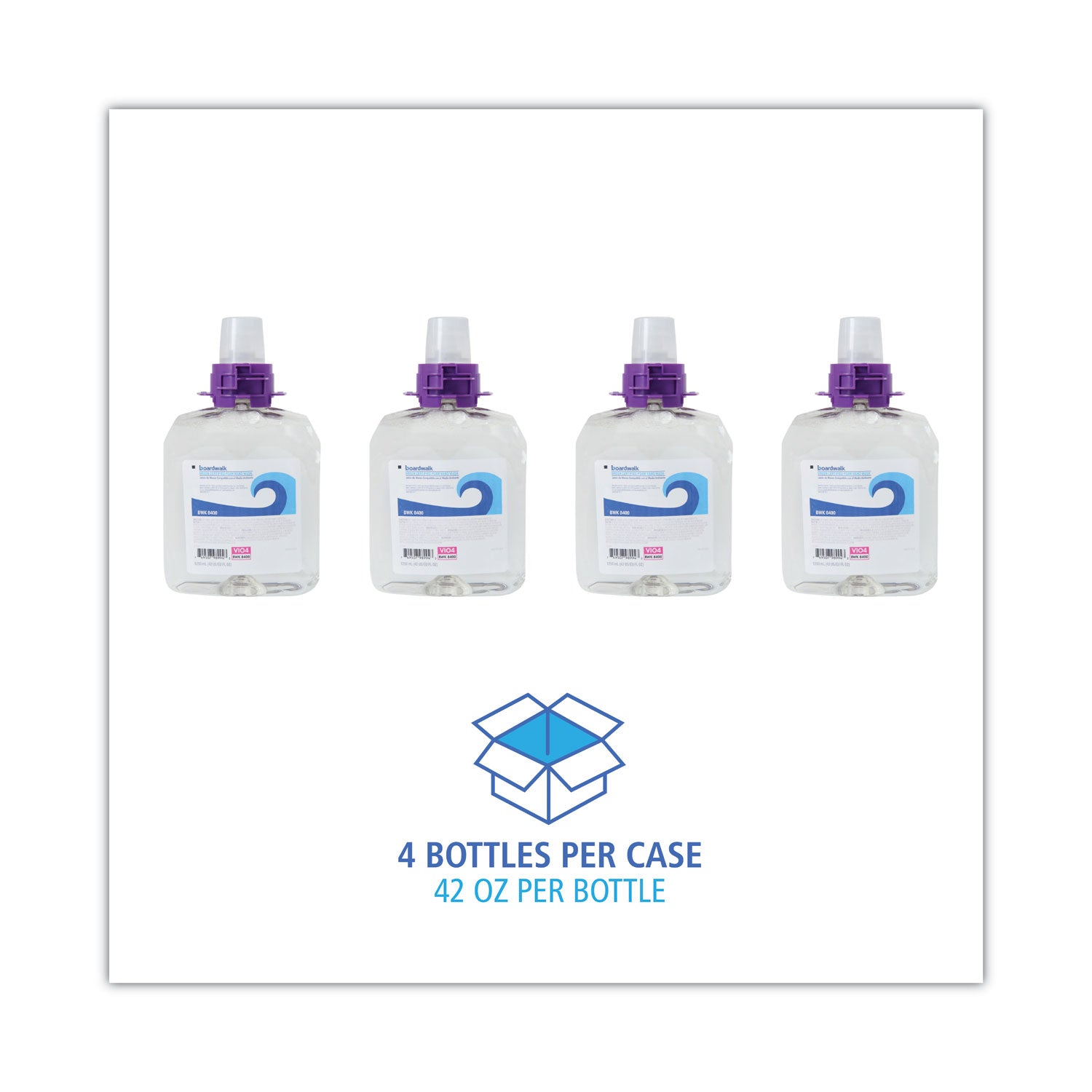 Green Certified Foam Hand Soap, Unscented, 1,250 mL Refill, 4/Carton