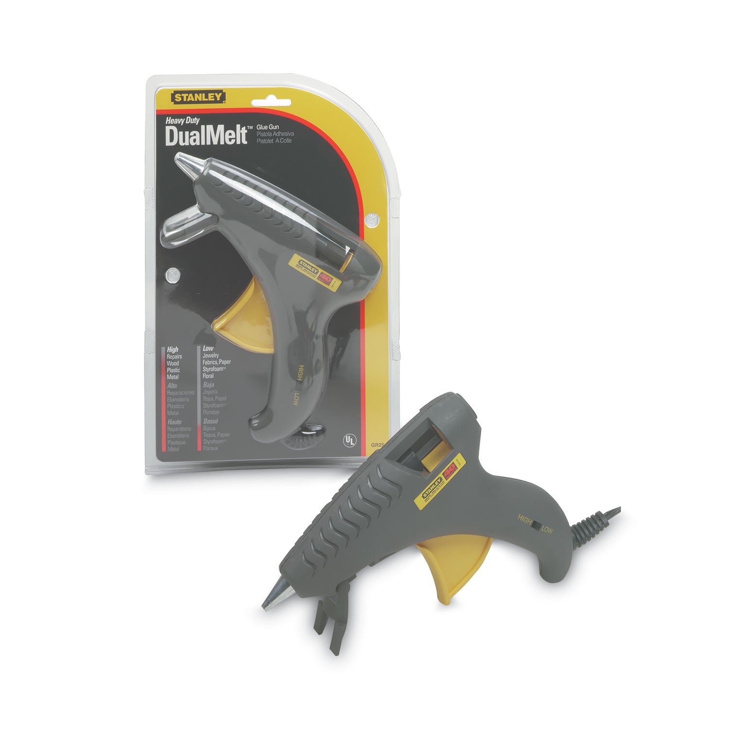 Trigger-Feed Standard Dual-Melt Glue Gun, 8-1/2"