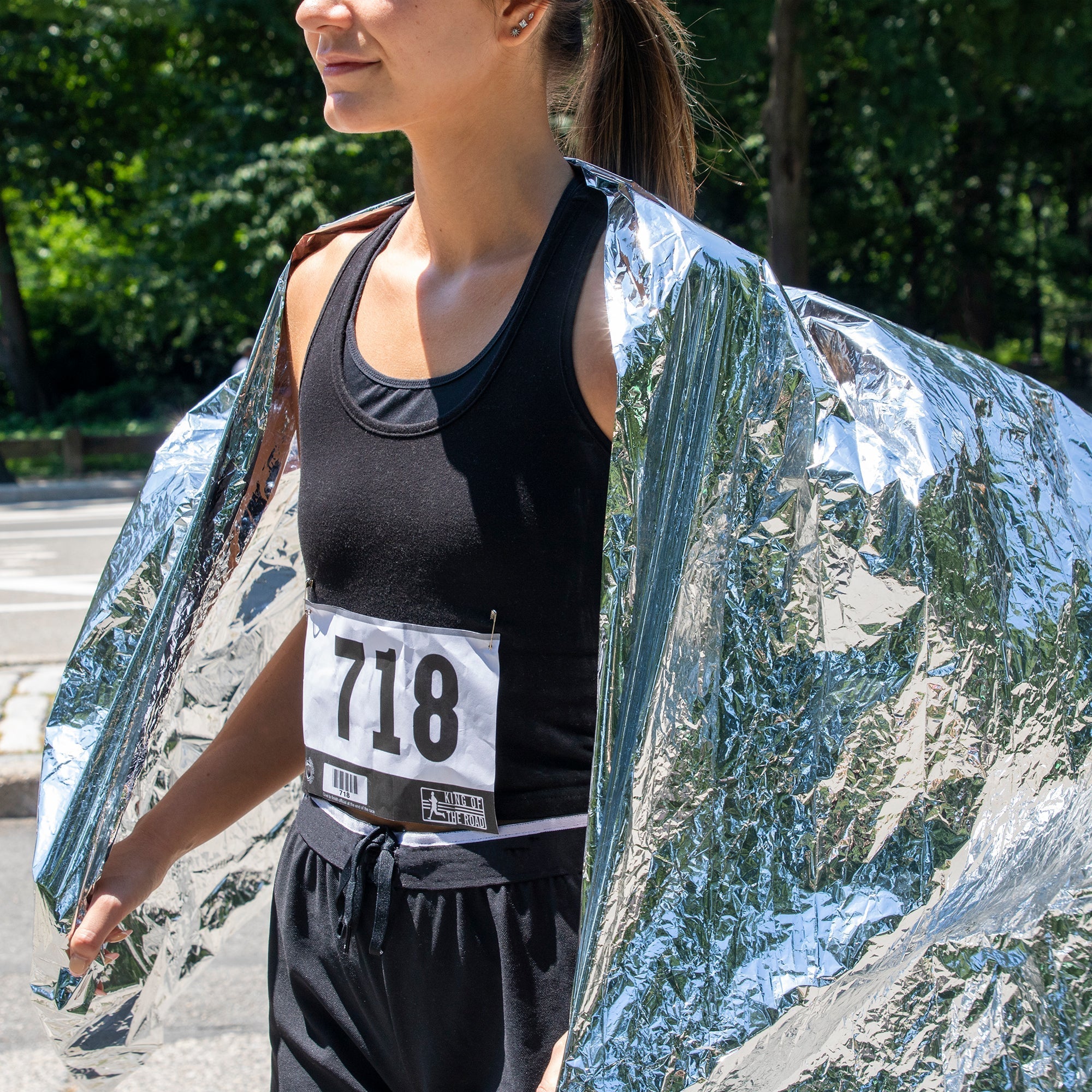 Mylar Emergency Thermal Space Blanket 84" x 52" - 100 in the Pack