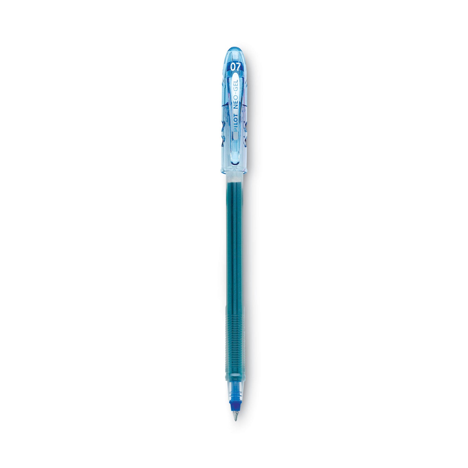 Pilot Neo-Gel Rollerball Pens - 0.7 mm Fine Pen Point - Blue Ink - Gel-based - Translucent Barrel - 1 Dozen