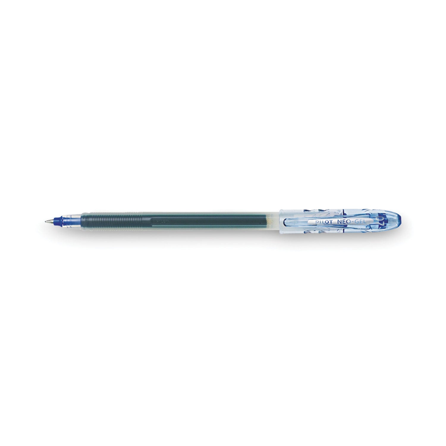 Pilot Neo-Gel Rollerball Pens - 0.7 mm Fine Pen Point - Blue Ink - Gel-based - Translucent Barrel - 1 Dozen