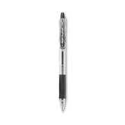 Pilot Retractable Ballpoint Pens - 0.7 mm Fine Pen Point - Refillable - Retractable - Black Ink - Clear Barrel - 1 Dozen