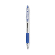 Pilot Retractable Ballpoint Pens - 1 mm Medium Pen Point - Refillable - Retractable - Blue Ink - Clear Barrel - 1 Dozen