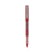 Pilot Precise V7 Fine Premium Capped Rolling Ball Pens - 0.7 mm Fine Pen Point - Red Ink - Red Plastic Barrel - 1 Dozen