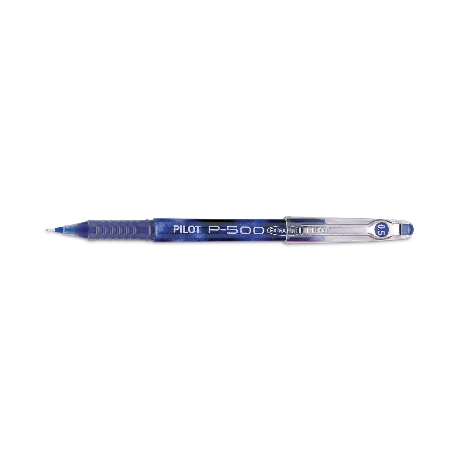 Pilot Precise P-500 Precision Point Extra-Fine Capped Gel Rolling Ball Pens - 0.5 mm Extra Fine Needle Pen Point - Blue Ink - Gel-based - Blue Barrel - 1 Dozen